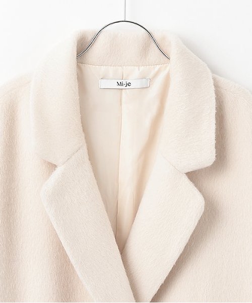 フェイクウールジャケットコート【韓国ファッション】 | Mi-je（ミジェ）