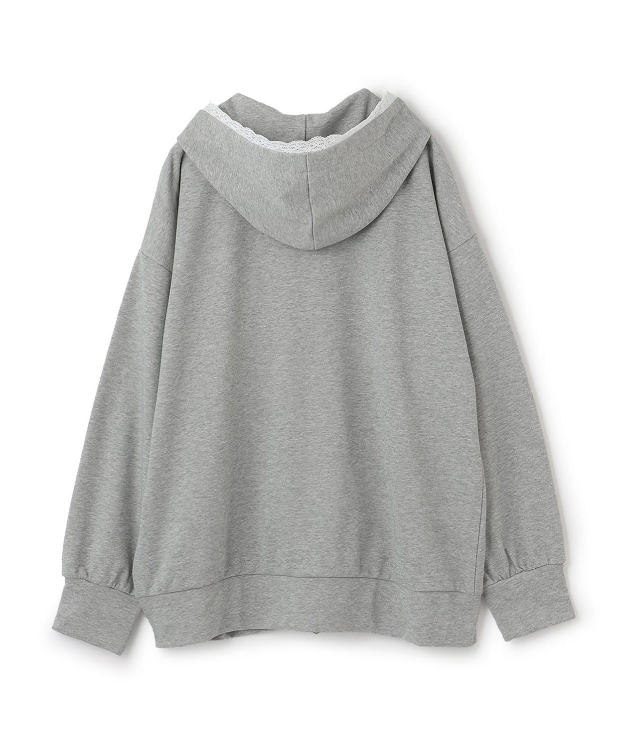 ロゴ刺繍ルーズパーカ【韓国ファッション】 | Mi-je（ミジェ）