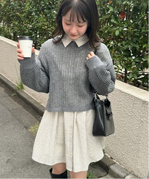 シャツワンピース【韓国ファッション】 | Mi-je（ミジェ）