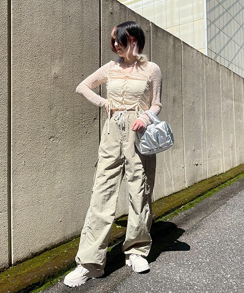 サイドコードラインカーゴパンツ　Mサイズ サイドラインカーゴパンツ（カーゴパンツ）｜Perushu
