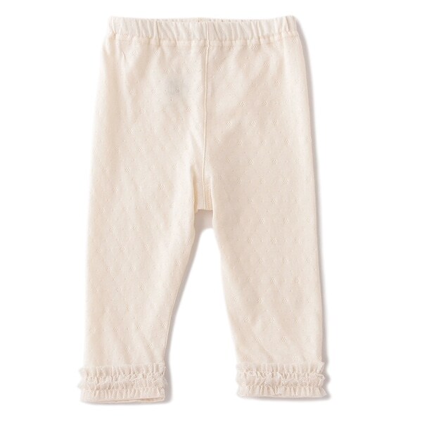 オーガニックコットン フリルレギンス【日本製】