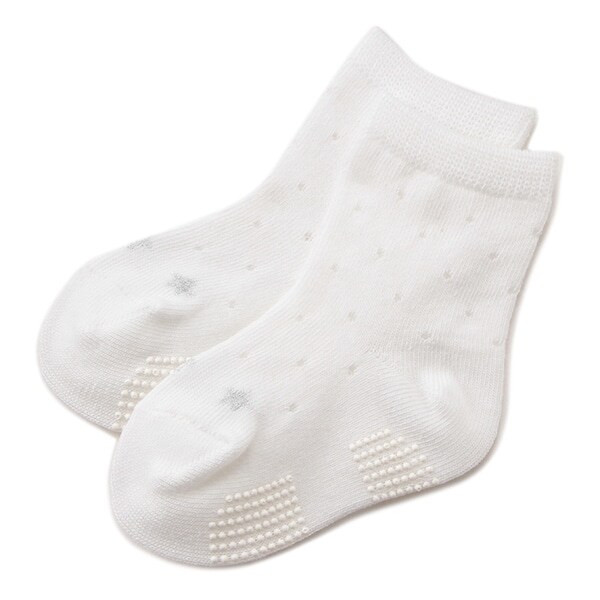 透かしドットstarショートソックス【日本製】