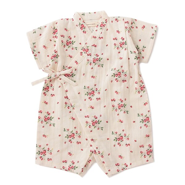 オーガニックコットン ダブルガーゼ甚平オール【日本製】