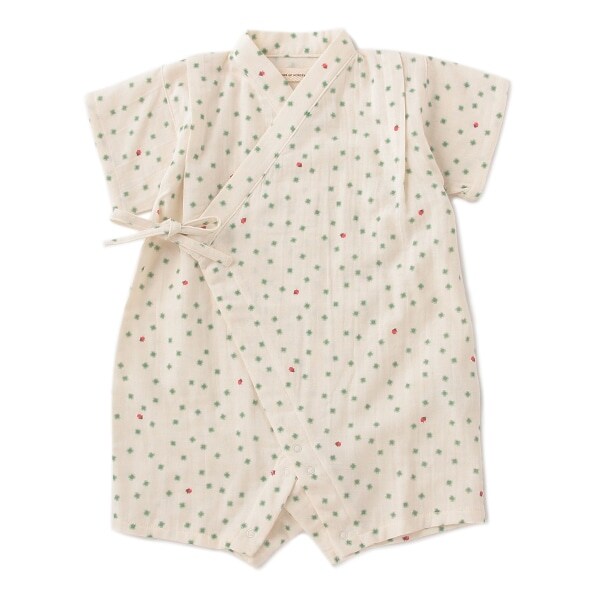 オーガニックコットン ダブルガーゼ甚平オール【日本製】