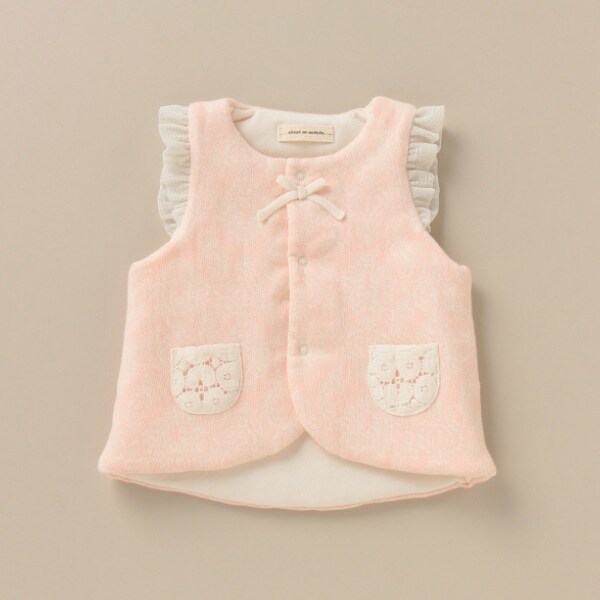 オーガニックコットン オーナメント接結ベスト【日本製】