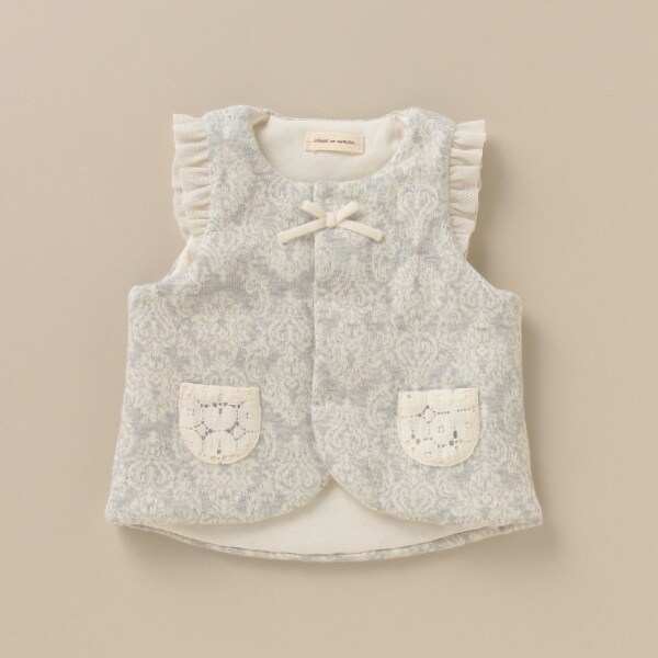 オーガニックコットン オーナメント接結ベスト【日本製】