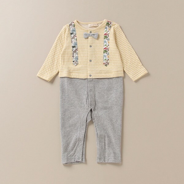 オーガニックコットン キューフォーザズーカバーオール【日本製】