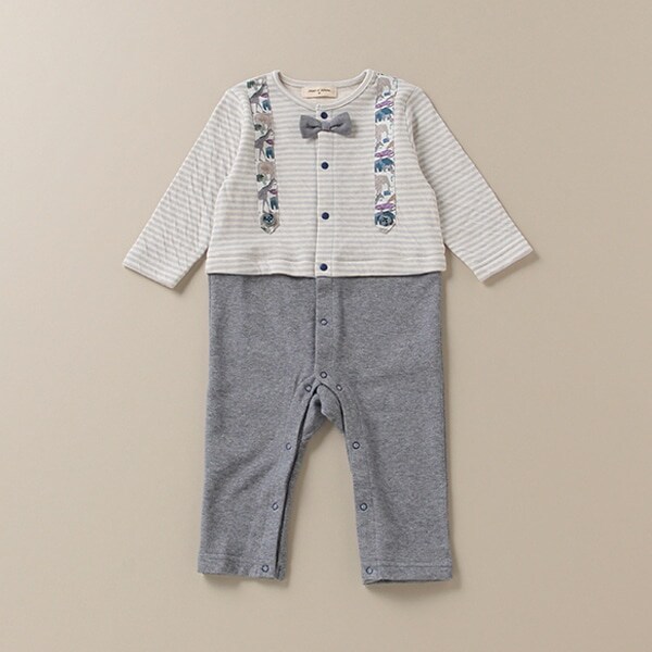 オーガニックコットン キューフォーザズーカバーオール【日本製】