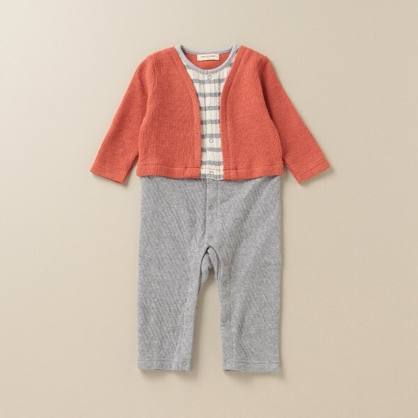 レイヤードカバーオール【日本製】