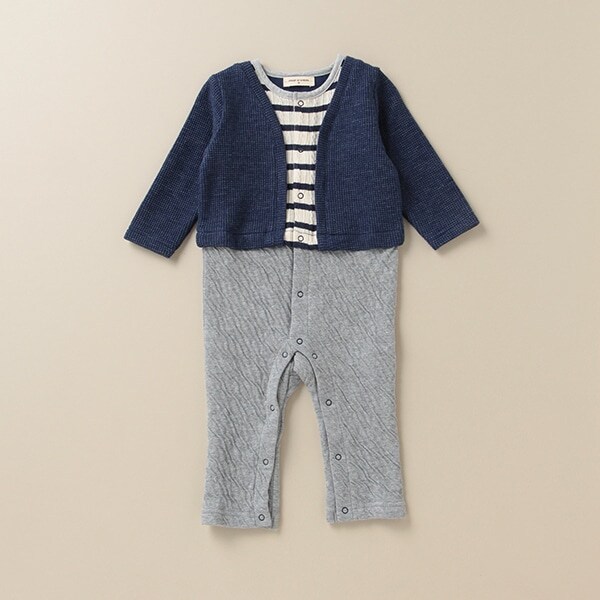 レイヤードカバーオール【日本製】