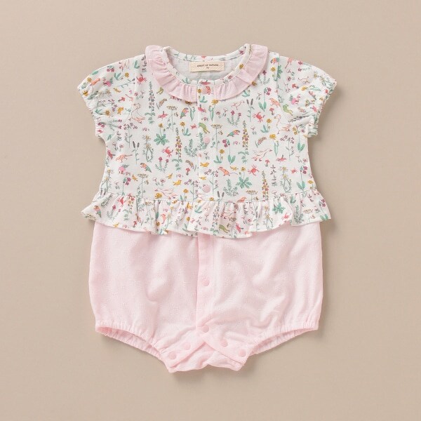 【リバティファブリック】THEO女児ロンパース【日本製】