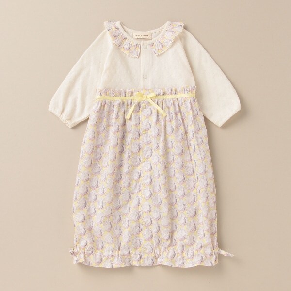 オーガニックコットン ピーコック2WAYベビードレス【日本製】