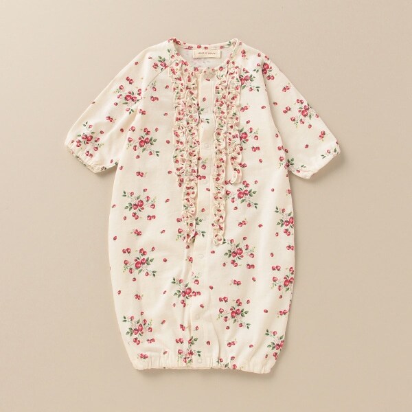 オーガニックコットン ポリジン 野イチゴ兼用ドレス【日本製】