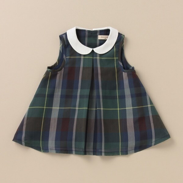 エアリーチェックチュニック【日本製】