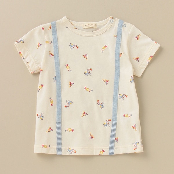 サーカス柄プリントTシャツ【日本製】