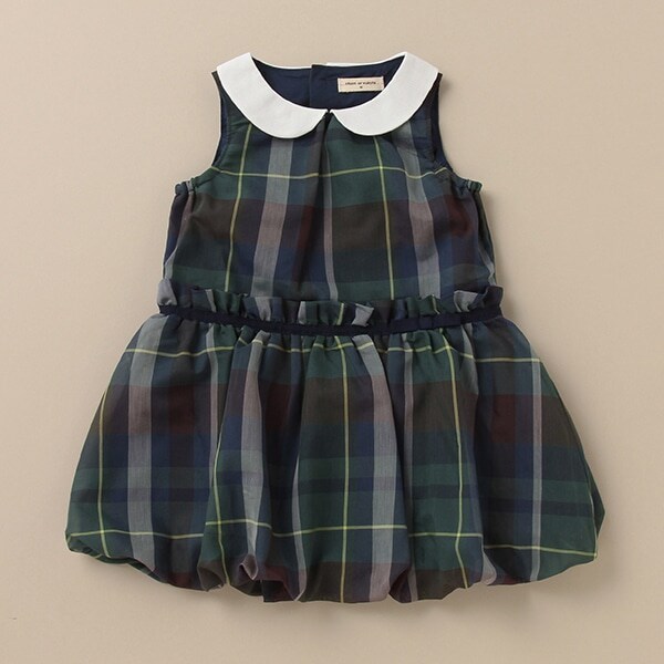 エアリーチェックワンピース【日本製】