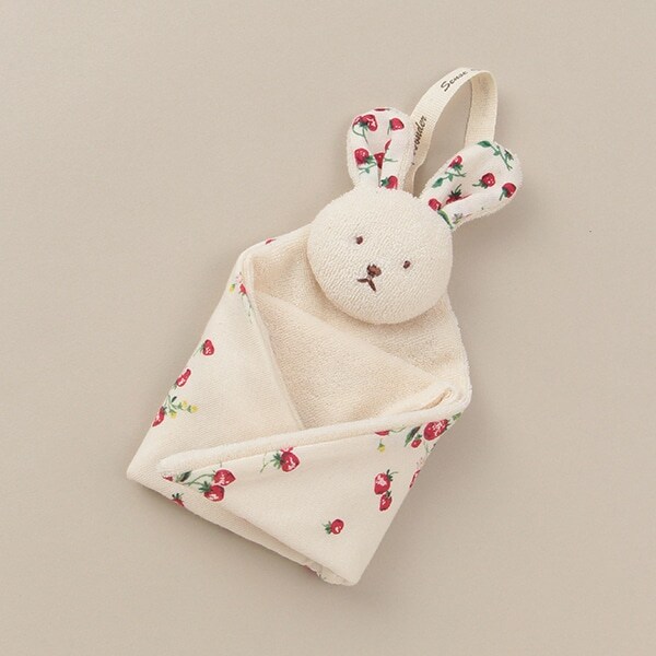 オーガニックコットン BASICウサギマスコットタオル【日本製】