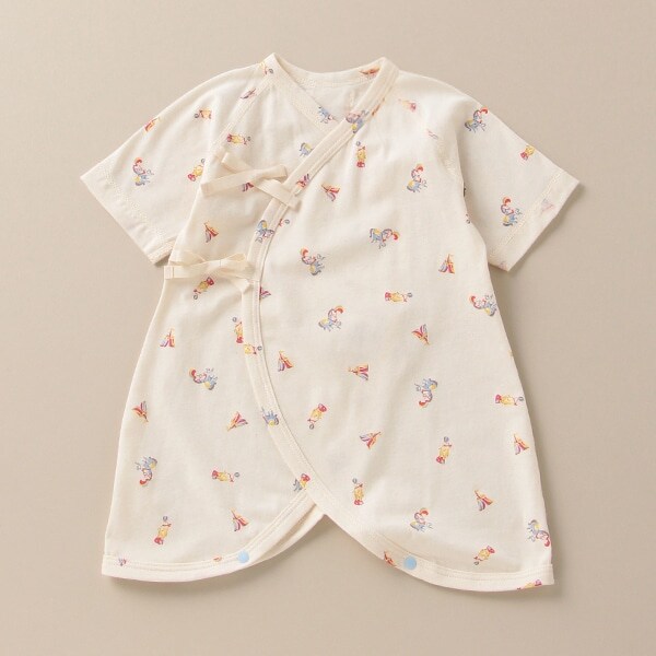 サーカス柄プリントコンビ肌着【日本製】