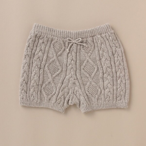 ケーブルショートパンツ【日本製】