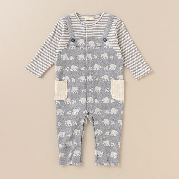 オーガニックジャガードカバーオール【日本製】