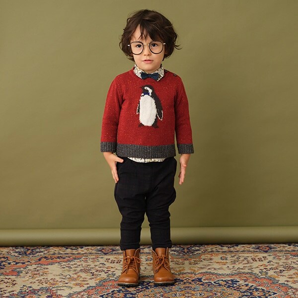 モナルーチェチェックロングパンツ【日本製】