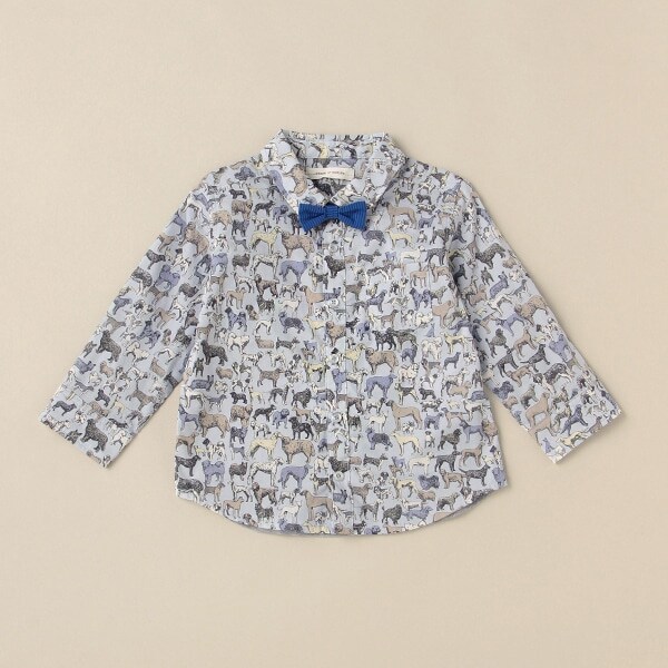 ベストインショー蝶ネクタイつきシャツ【日本製】