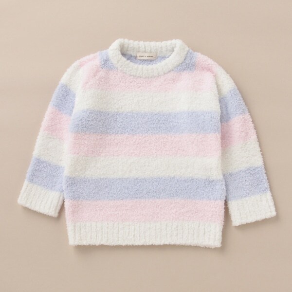 fuwamokoマルチボーダーセーター