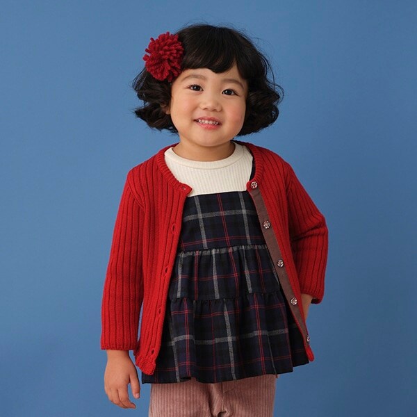 ラメテレコカーディガン【日本製】