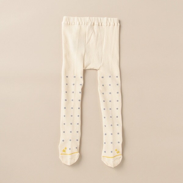 オーガニックドットタイツ【日本製】