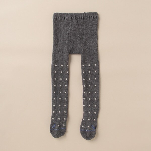 オーガニックドットタイツ【日本製】