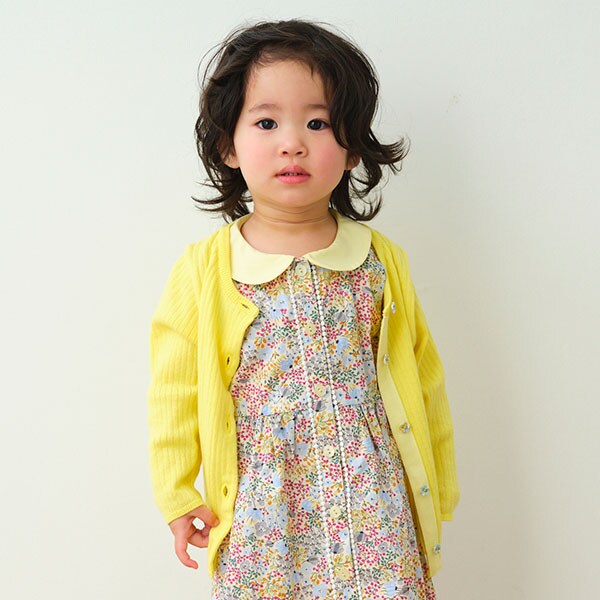 綿リブカーディガン【日本製】