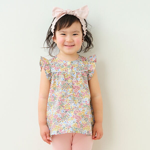 小花柄チュニック