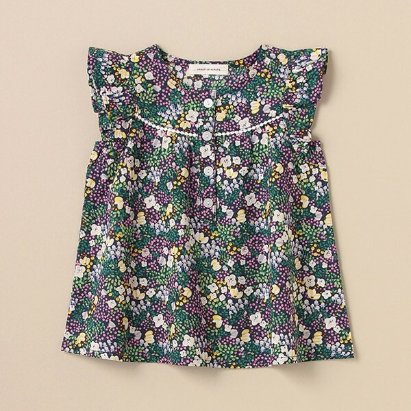 小花柄チュニック