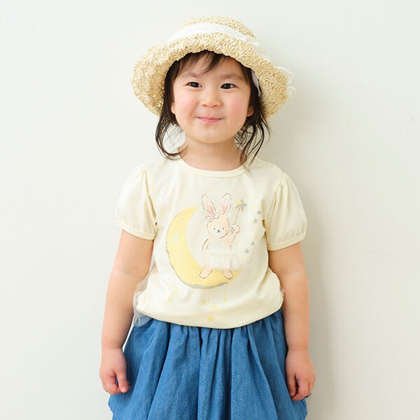 三日月ウサギTシャツ