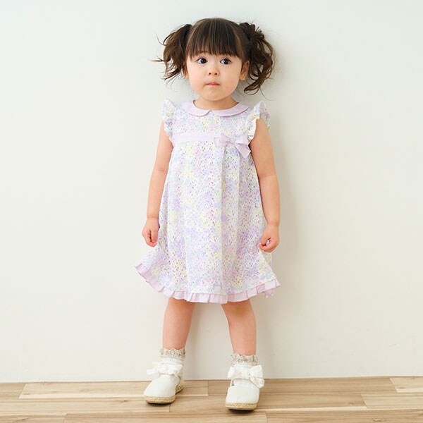 フラワーレースワンピース【日本製】