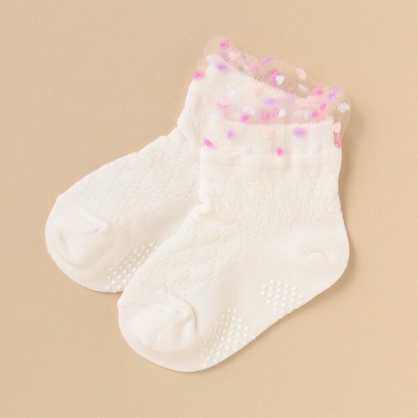 チュールドットソックス【日本製】