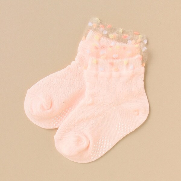 チュールドットソックス【日本製】