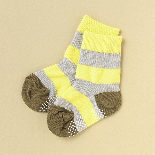 メッシュボーダークルーソックス【日本製】