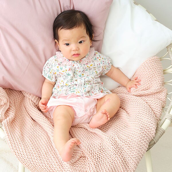 THEO女児ロンパース【日本製】