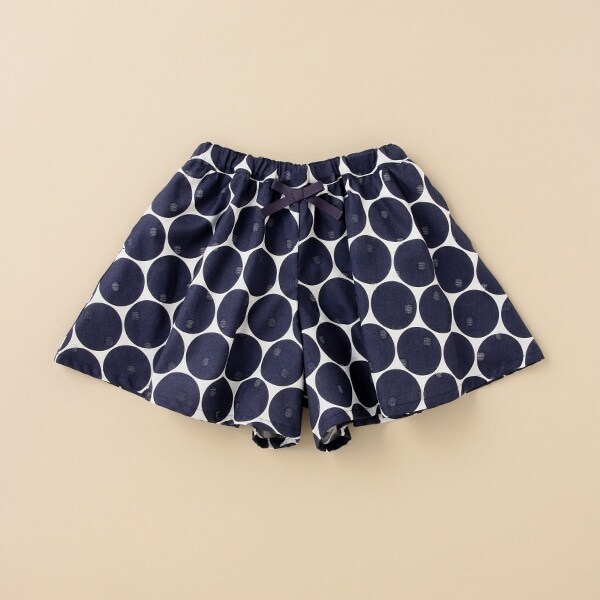 透かしドットキュロット【日本製】