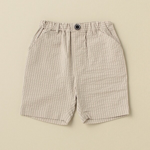 シアサッカー5分丈パンツ