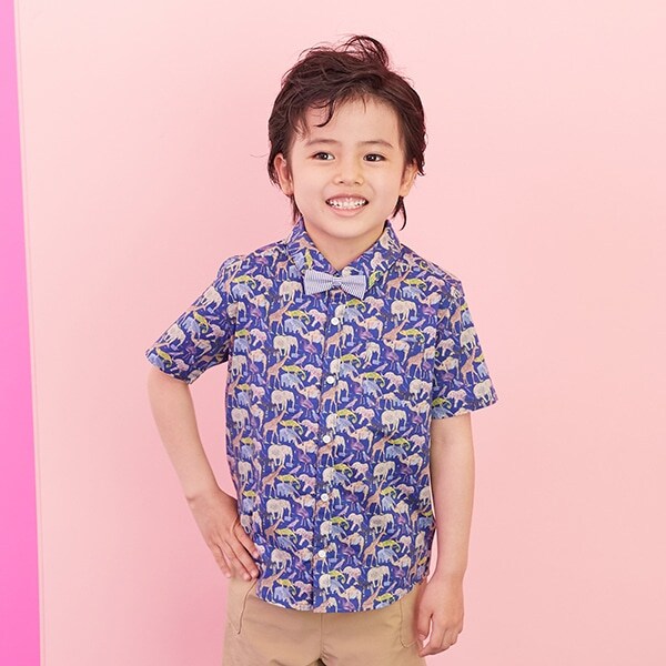 キューフォーザ・ズー蝶タイつきシャツ【日本製】