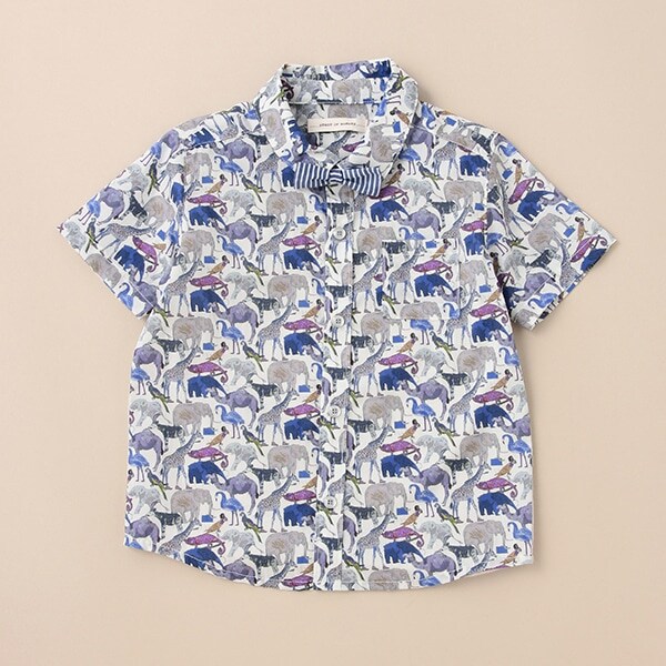 キューフォーザ・ズー蝶タイつきシャツ【日本製】