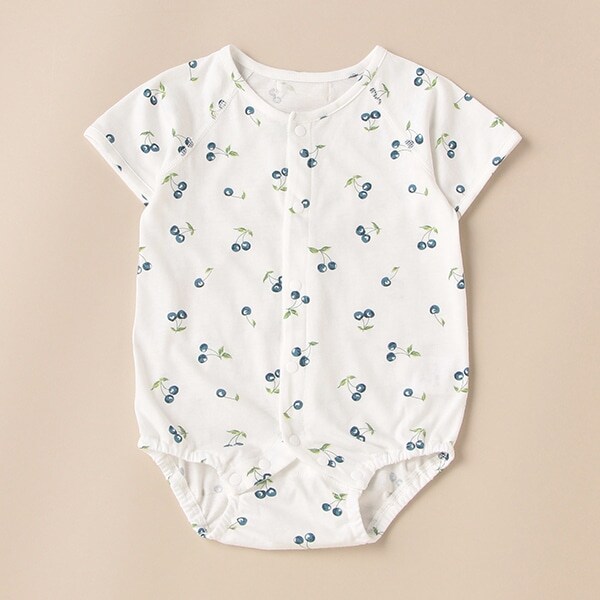 さくらんぼボディスーツ【日本製】