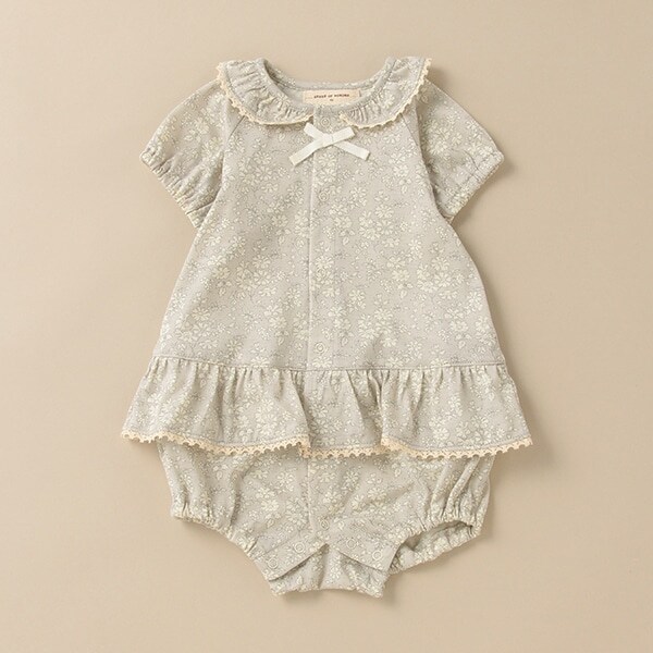 カペルフリルロンパース【日本製】