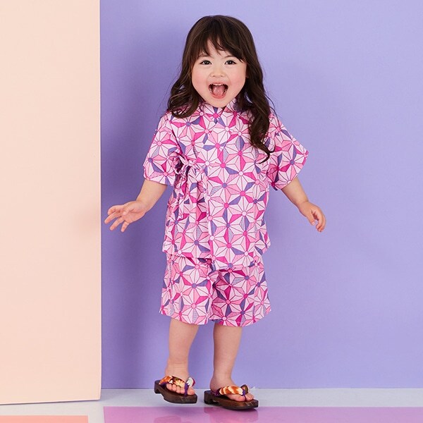 麻の葉甚平スーツ