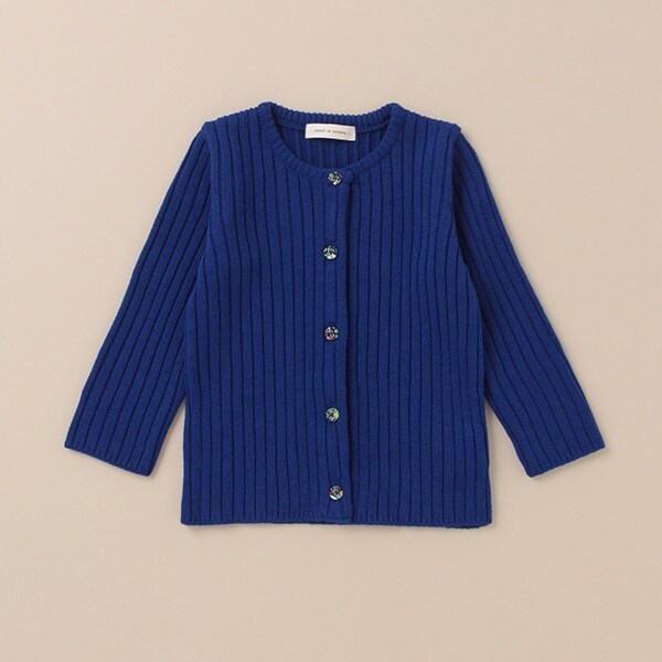 リブカーディガン【日本製】