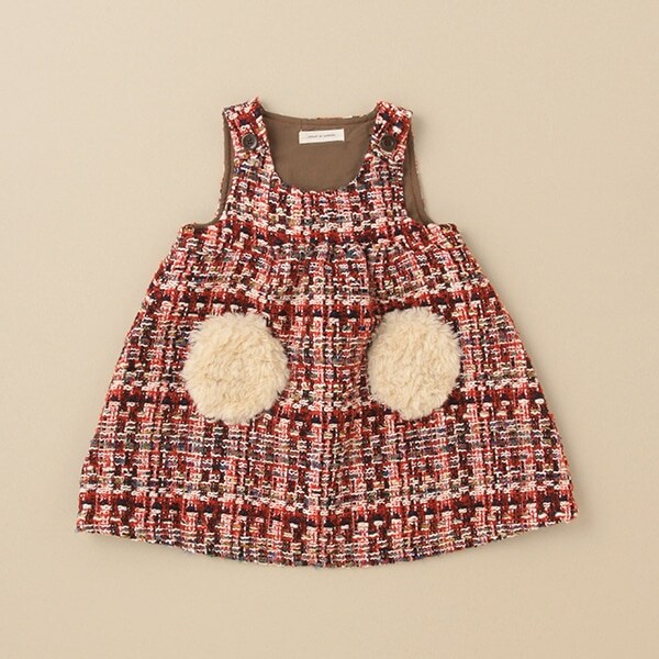 ロービングチェックジャンパースカート