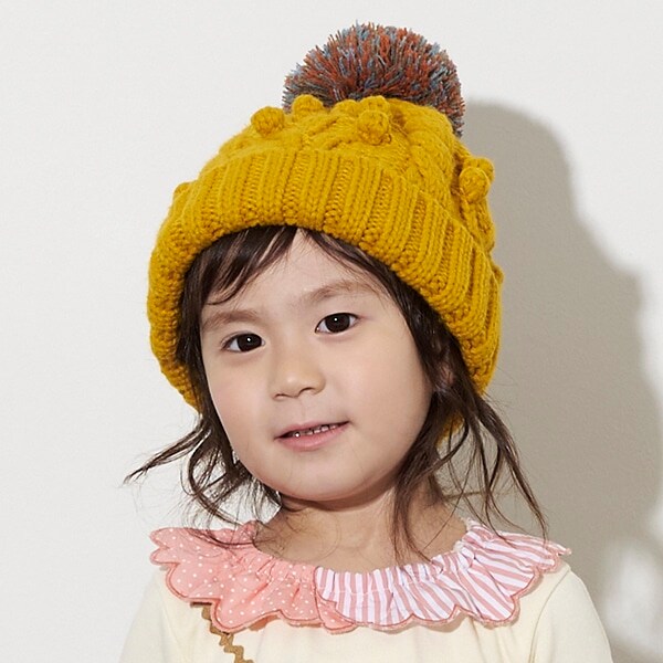 ケーブルニット帽