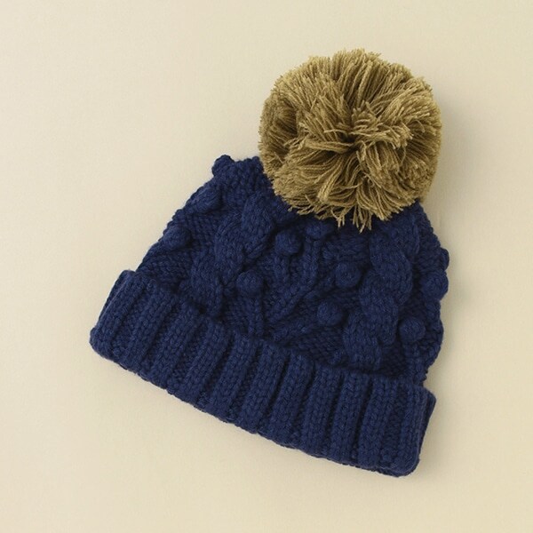 ケーブルニット帽